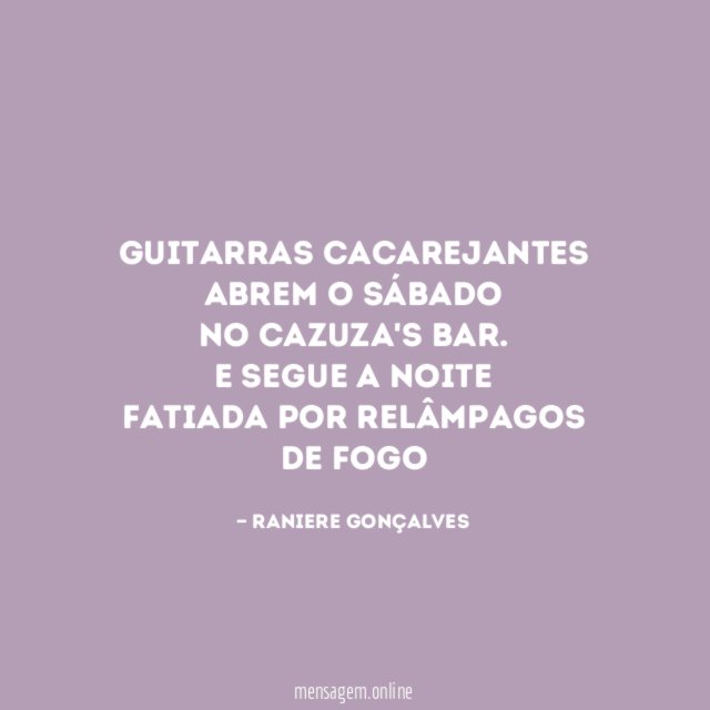 Guitarras cacarejantes abrem o sábado no Cazuza's bar