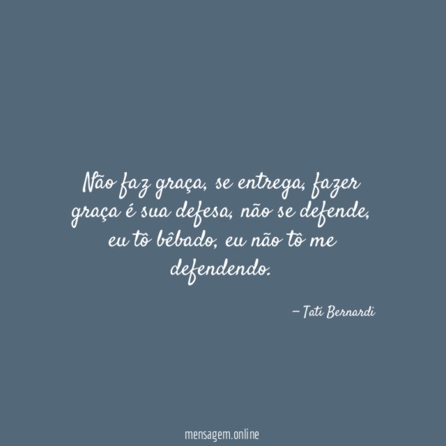 Não faz graça