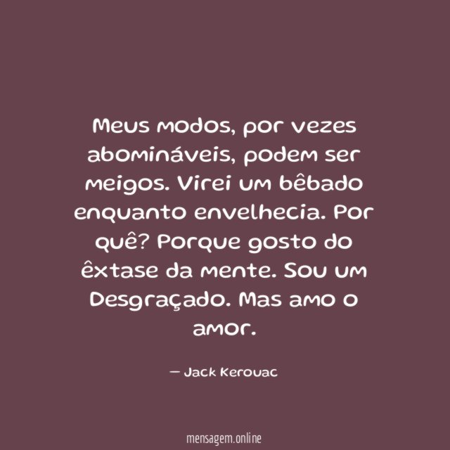Meus modos
