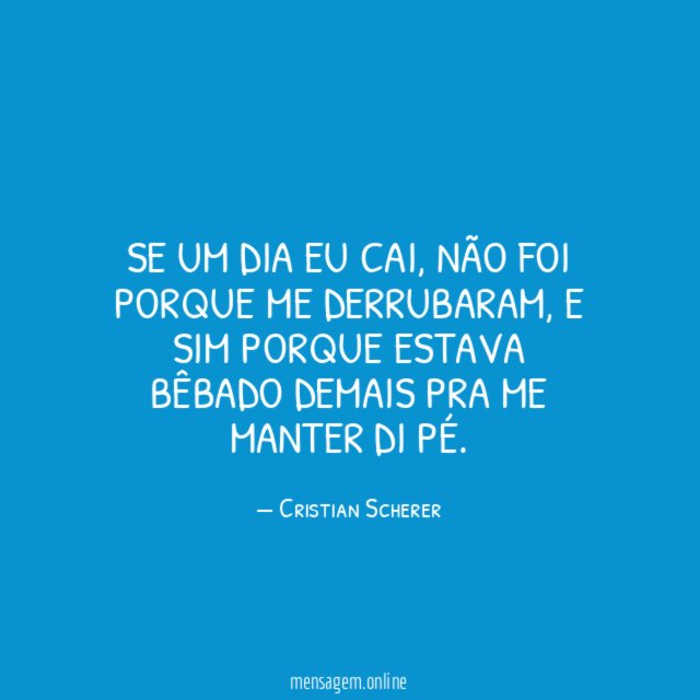 Se um dia eu cai