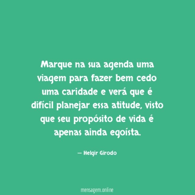 Marque na sua agenda uma viagem para fazer