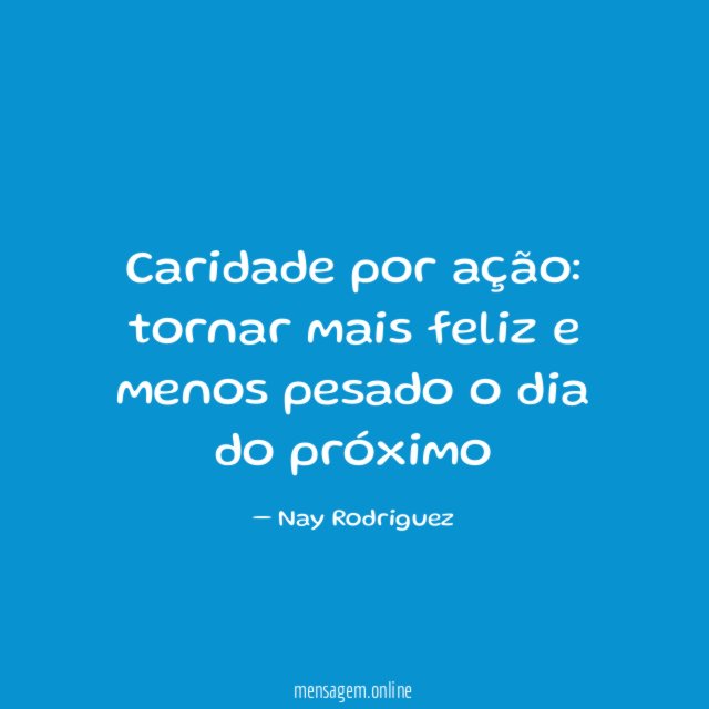 Caridade por ação