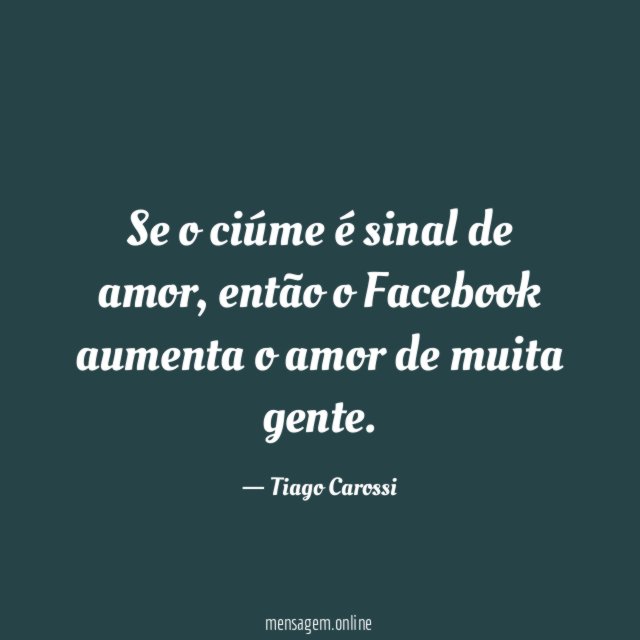 Se o ciúme é sinal de amor