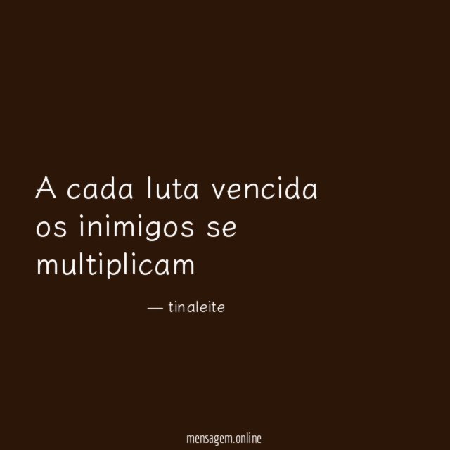A cada luta vencida os inimigos se multiplicam