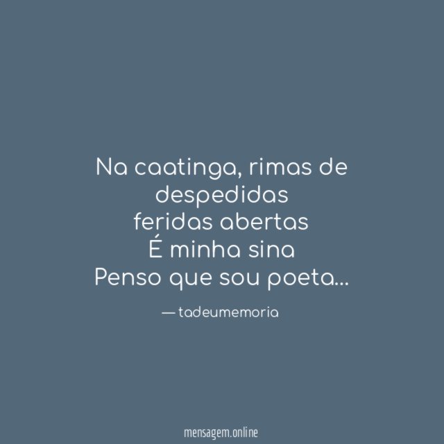 Na caatinga