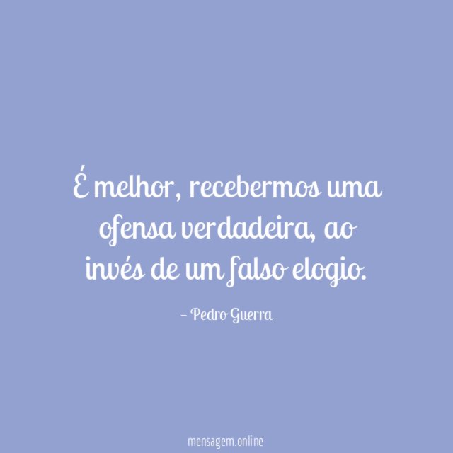 É melhor
