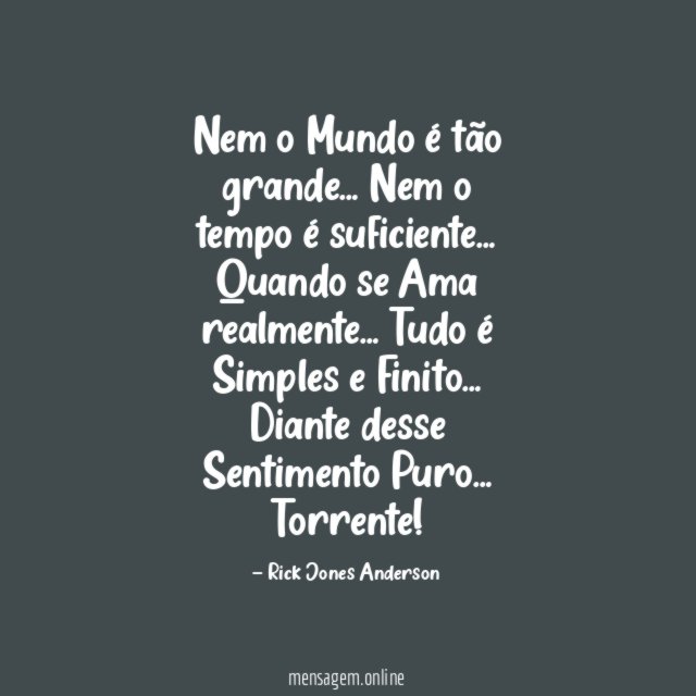 Nem o Mundo é tão grande