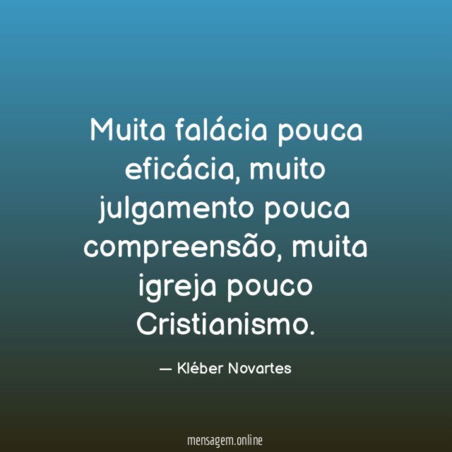 Muita falácia pouca eficácia
