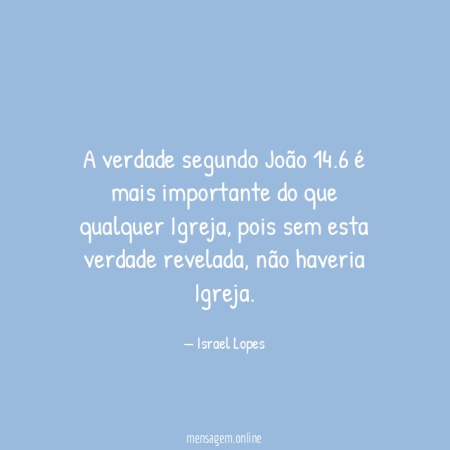 A verdade segundo João 14
