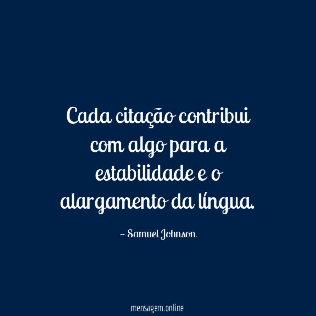 Cada citação contribui com algo para a estabilidade