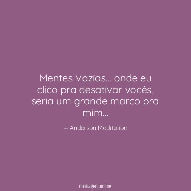 Mentes Vazias