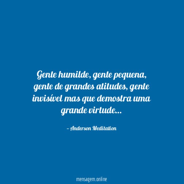 Gente humilde