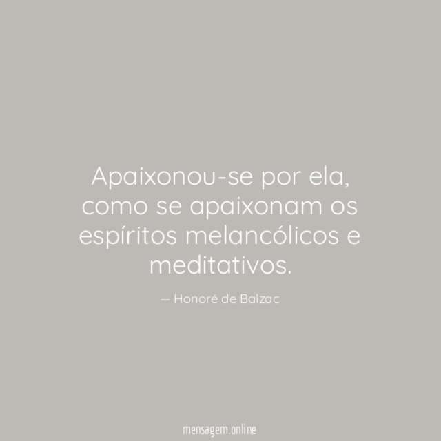 Apaixonou-se por ela