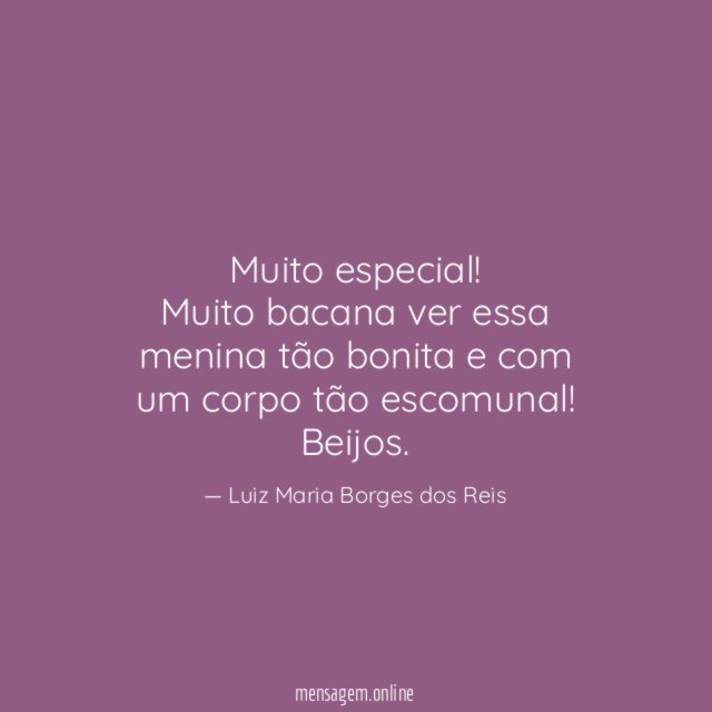 Muito especial