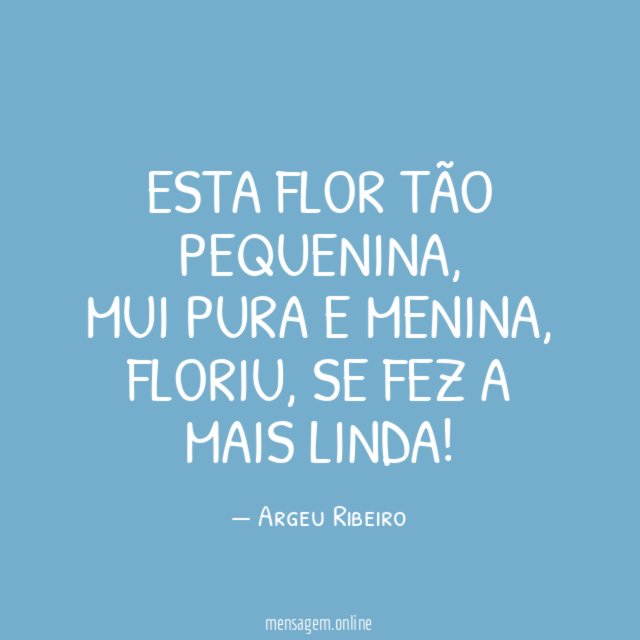 Esta flor tão pequenina