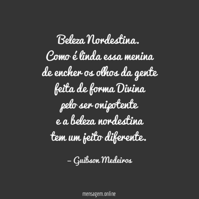 Beleza Nordestina.