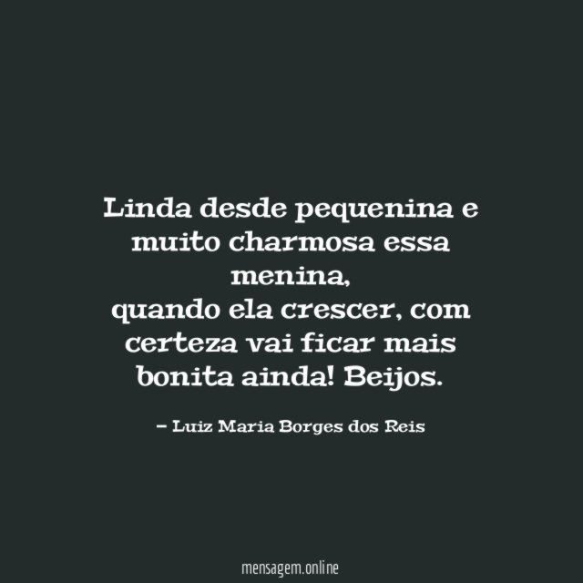Linda desde pequenina e muito charmosa essa menina