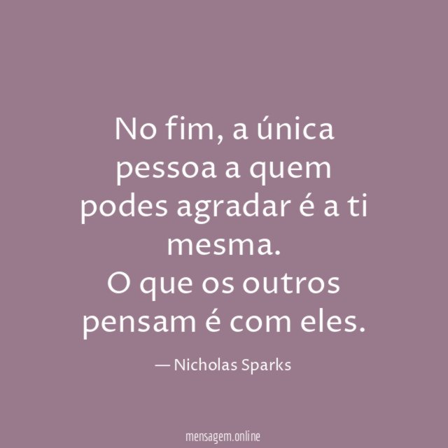 No fim