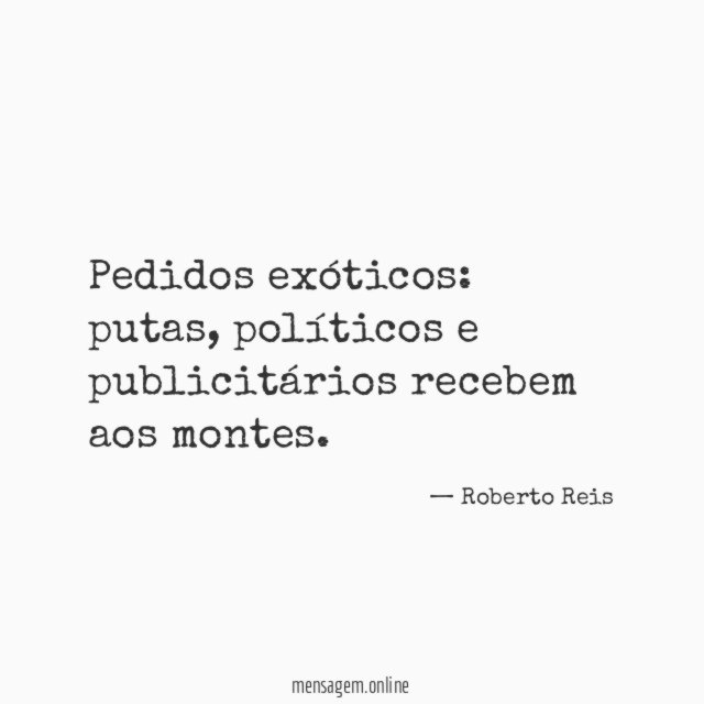 Pedidos exóticos