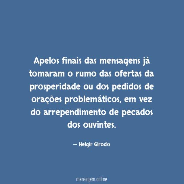 Apelos finais das mensagens já tomaram o rumo