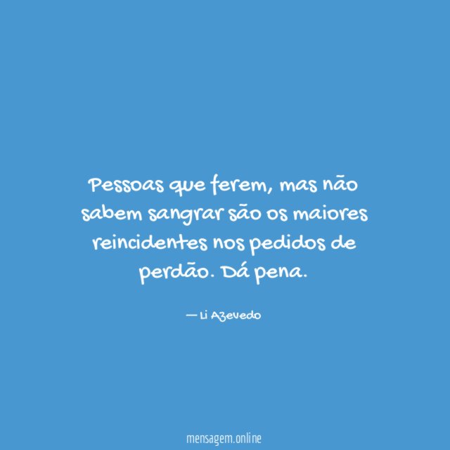 Pessoas que ferem