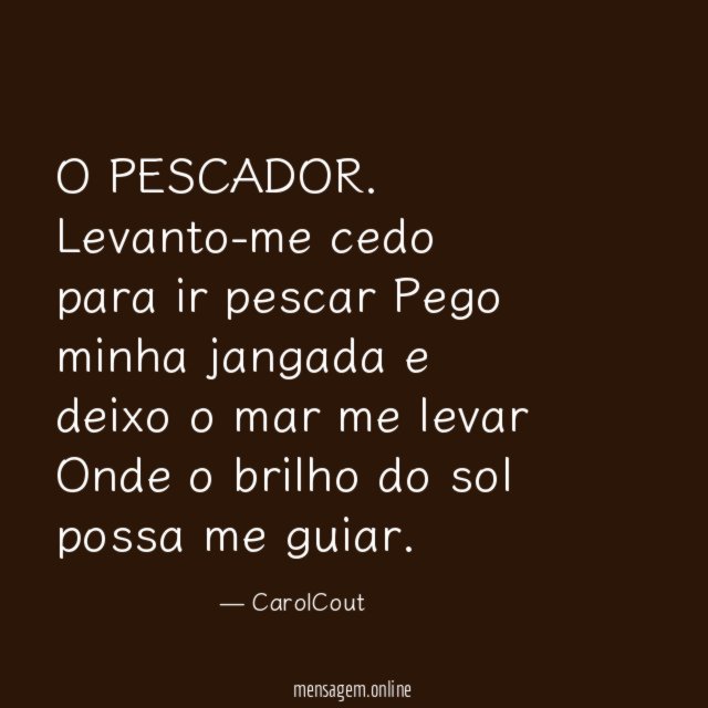 O PESCADOR