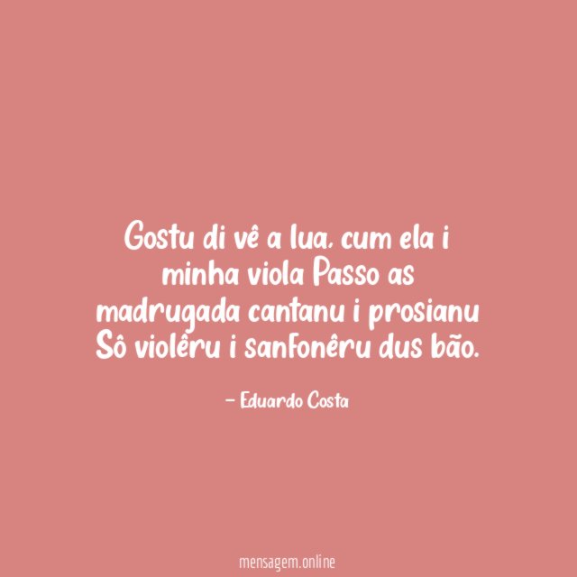 Gostu di vê a lua