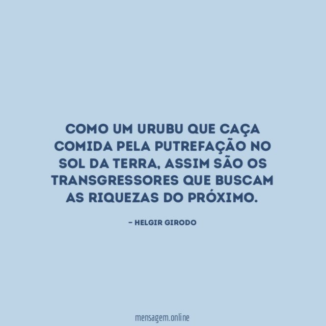 Como um urubu que caça comida pela putrefação