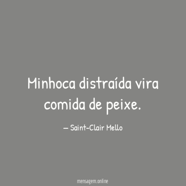 Minhoca distraída vira comida de peixe