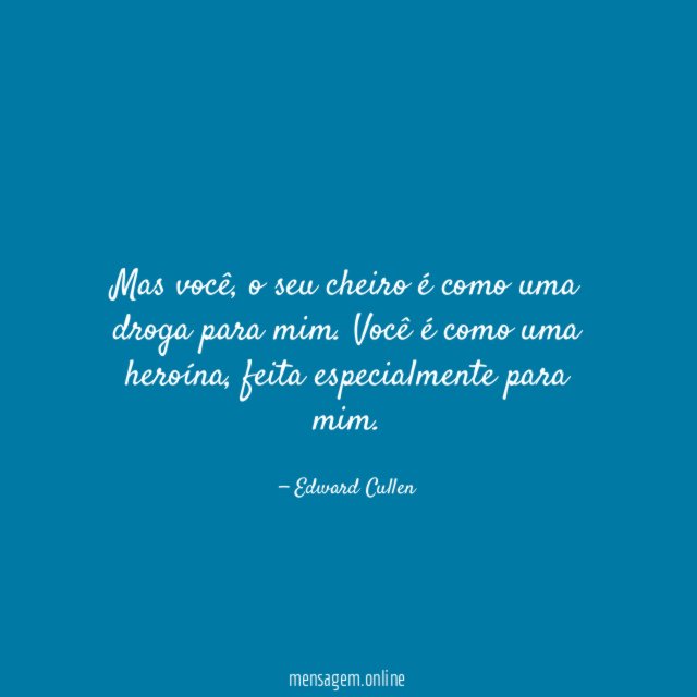 Mas você