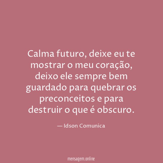 Calma futuro