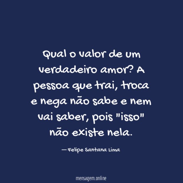 Qual o valor de um verdadeiro amor