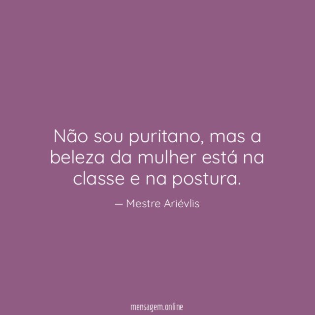 Não sou puritano