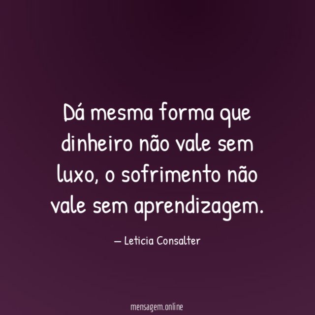 Dá mesma forma que dinheiro não vale sem luxo