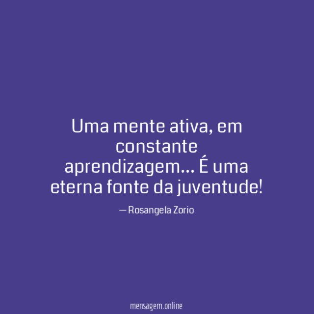 Uma mente ativa