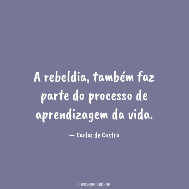 A rebeldia