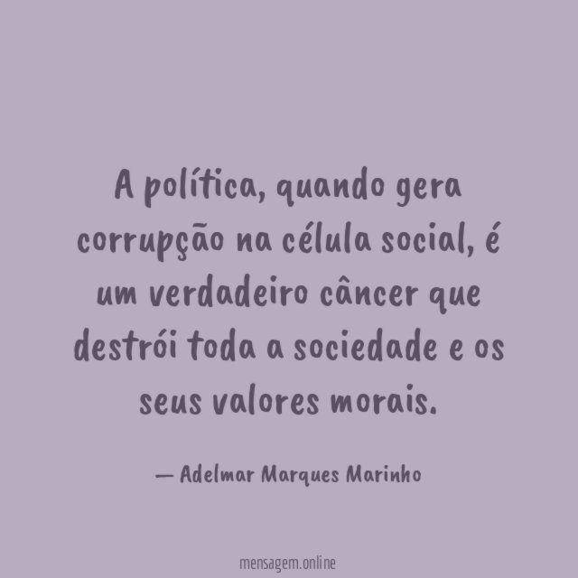 A política