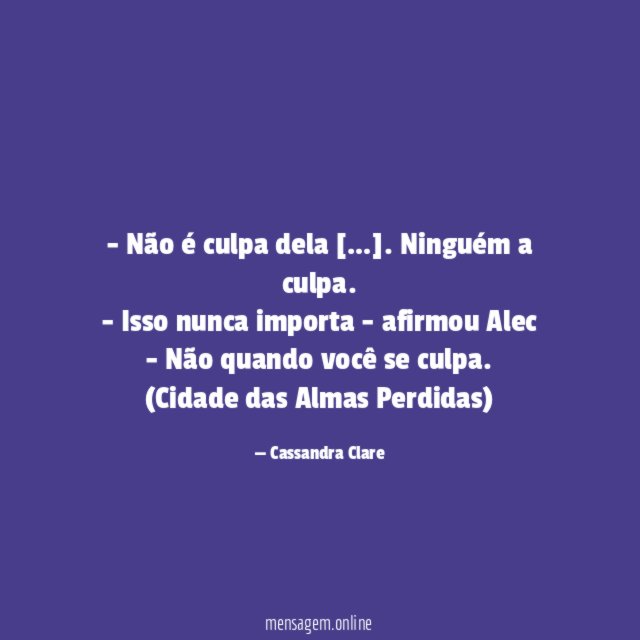 Não é culpa dela [