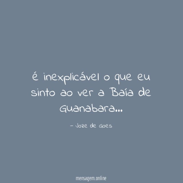 é inexplicável o que eu sinto ao ver