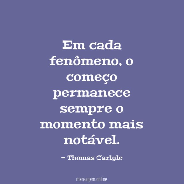 Em cada fenômeno