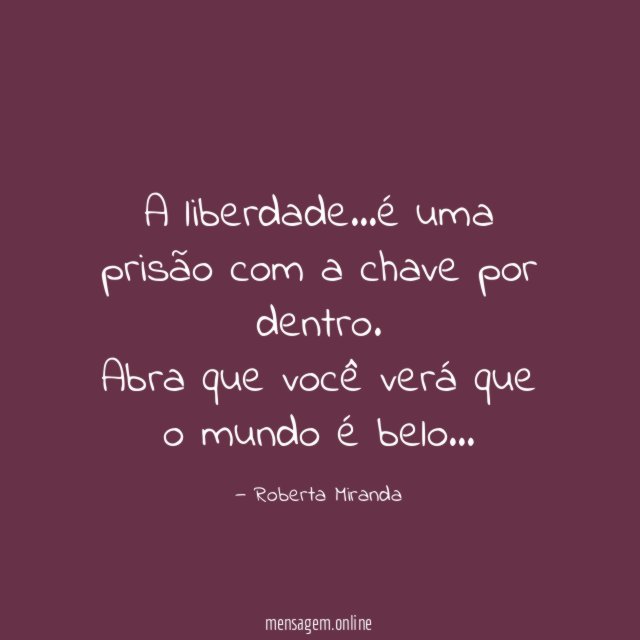 A liberdade