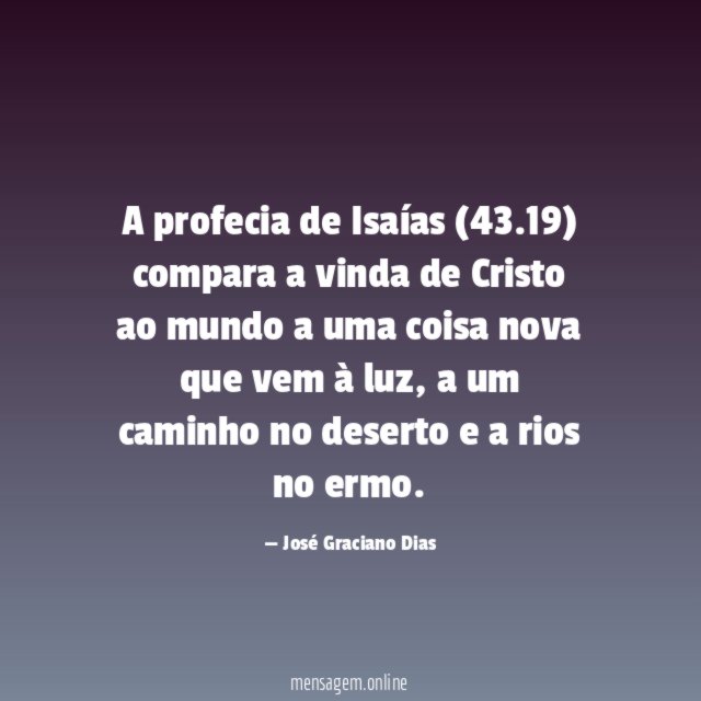 A profecia de Isaías (43