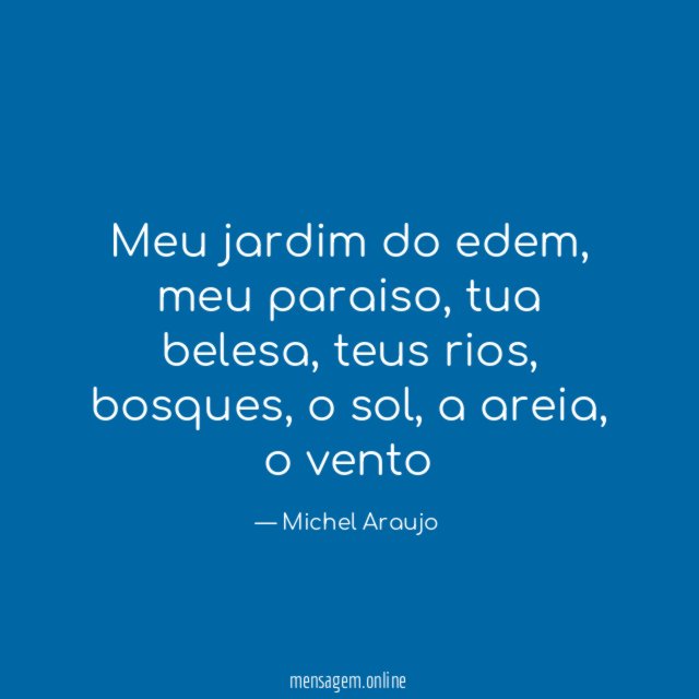 Meu jardim do edem