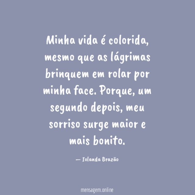 Minha vida é colorida