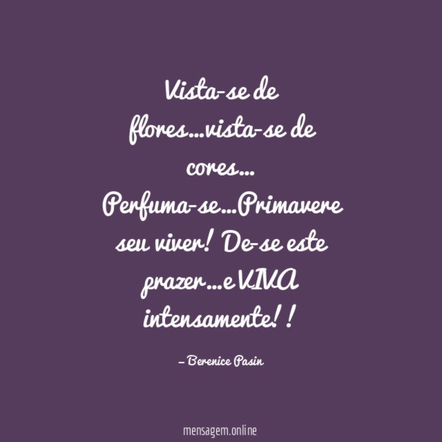 Vista-se de flores