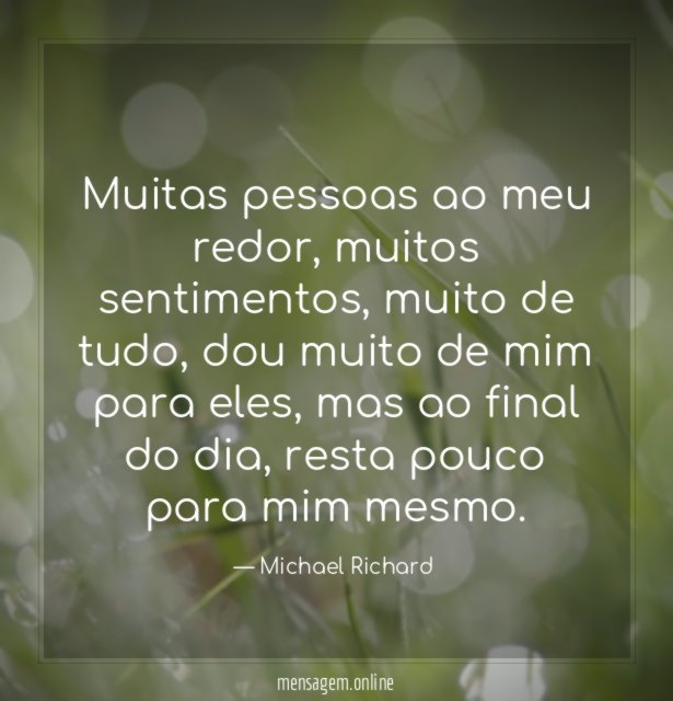 Muitas pessoas ao meu redor