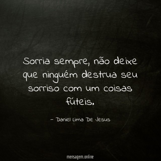 Sorria sempre
