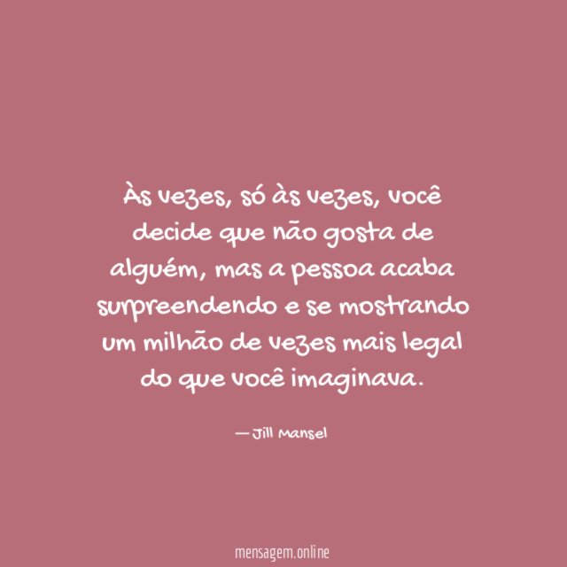 Às vezes