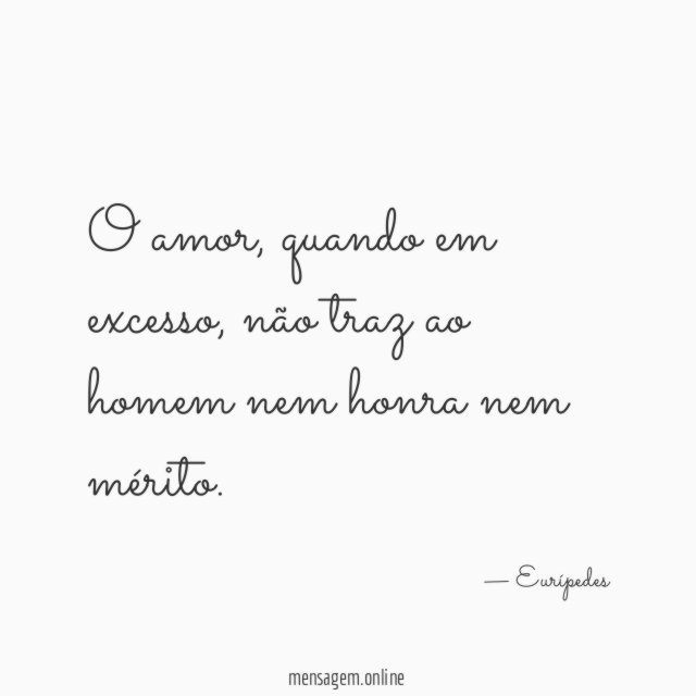 O amor