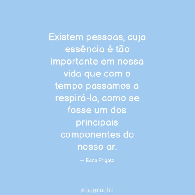 Existem pessoas